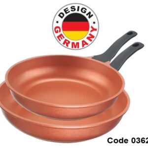 WX 15275 IMPERA 2pcs Frying pan, colour hot chili